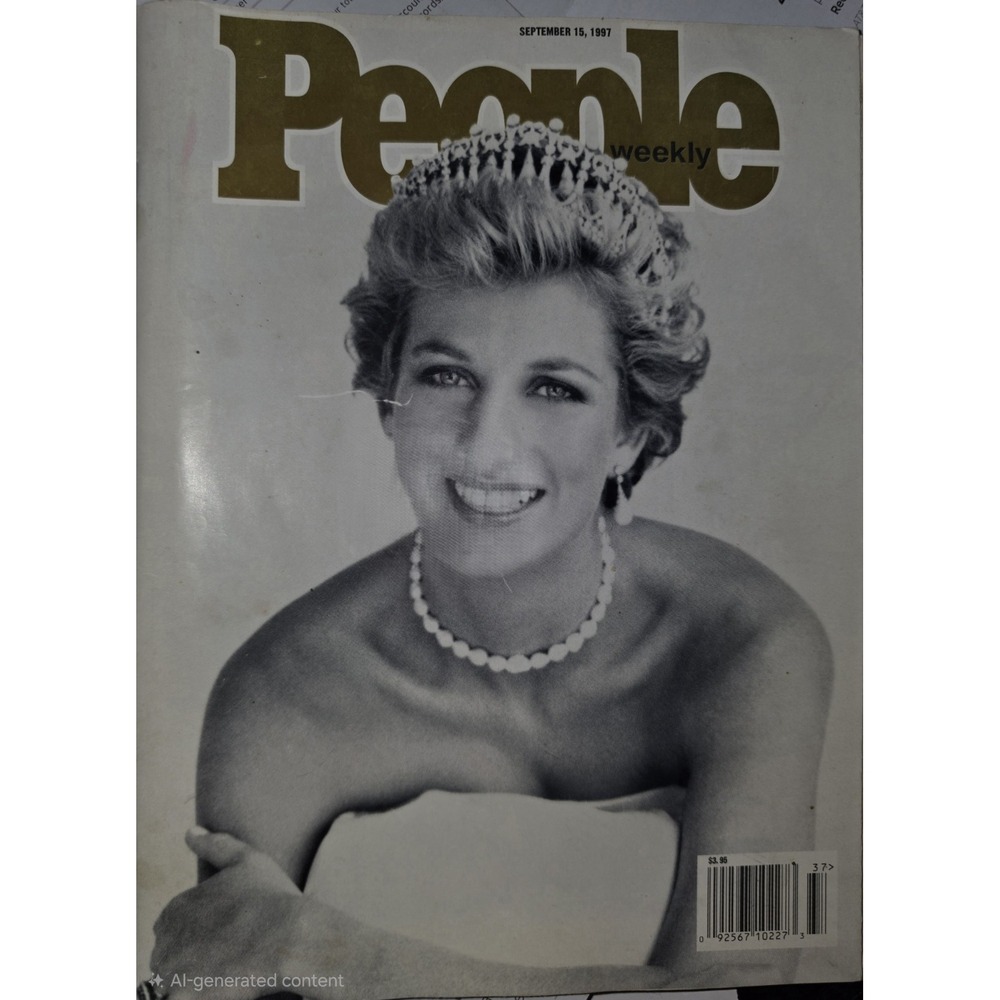 1997 People Magazine: Princess Diana Memorial September 15 Issue Inside Pages LN